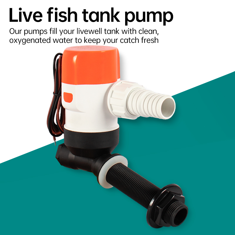 Fishing Boat Steering Wheel - Aerated bait pump, live fish tank
