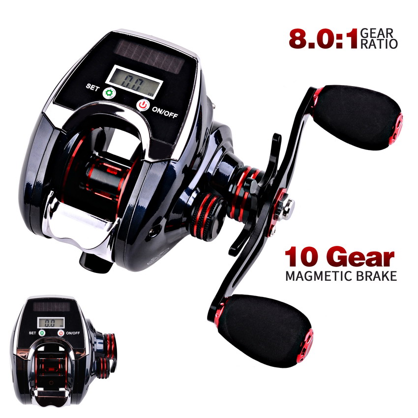 8.0:1 19+1BB Fishing Reel Left - Fishing Boat Steering Wheel recension och pris